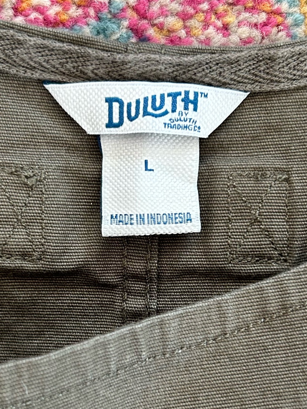 Duluth Trading Co. | Women’s Olive Green Sleeveless Flex Fire Hose Apron Dress L - Picture 14 of 16